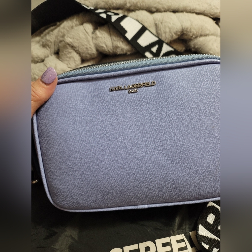 KARL LAGERFELD Maybelle Solid Crossbody NWT - Picture 10 of 16